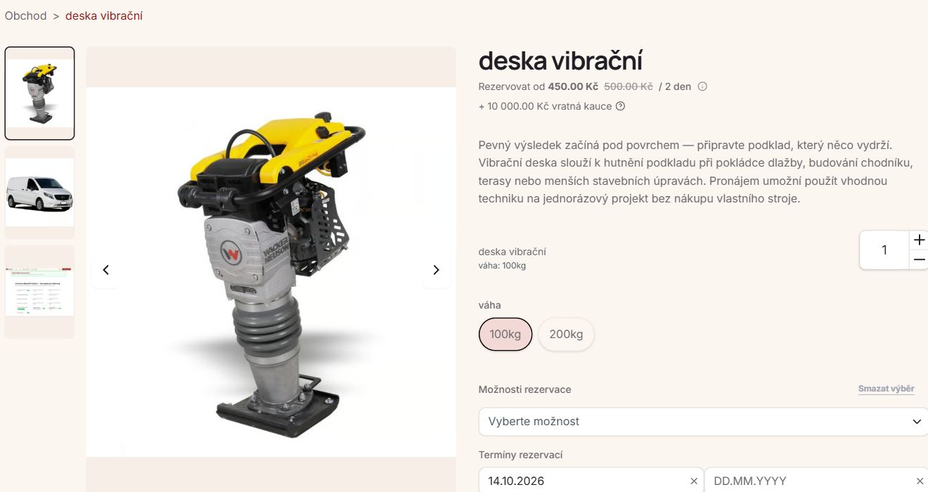 Aktuální demo EpicWave: fotografie vibrační desky, varianty, cena a možnosti rezervace